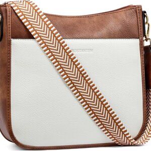Crossbody Bags for Women Trendy Vegan Leather Hobo Purses Shoulder Handbags With